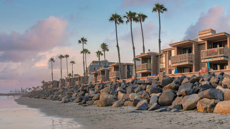 panaramic view of califonia beach houses with balcony designs subject sb 721 compliance