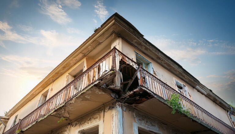 Balcony Damage