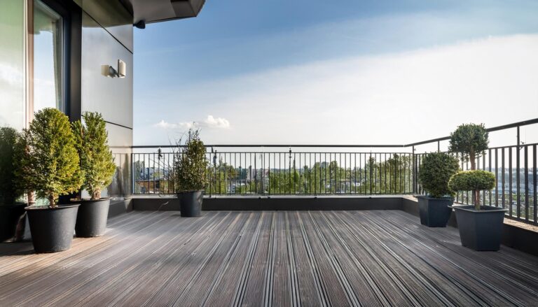 Wood-Framed Balconies